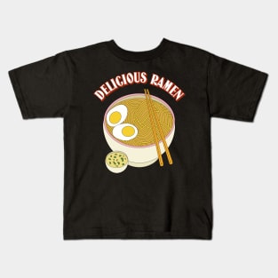 delicious ramen cool design Kids T-Shirt